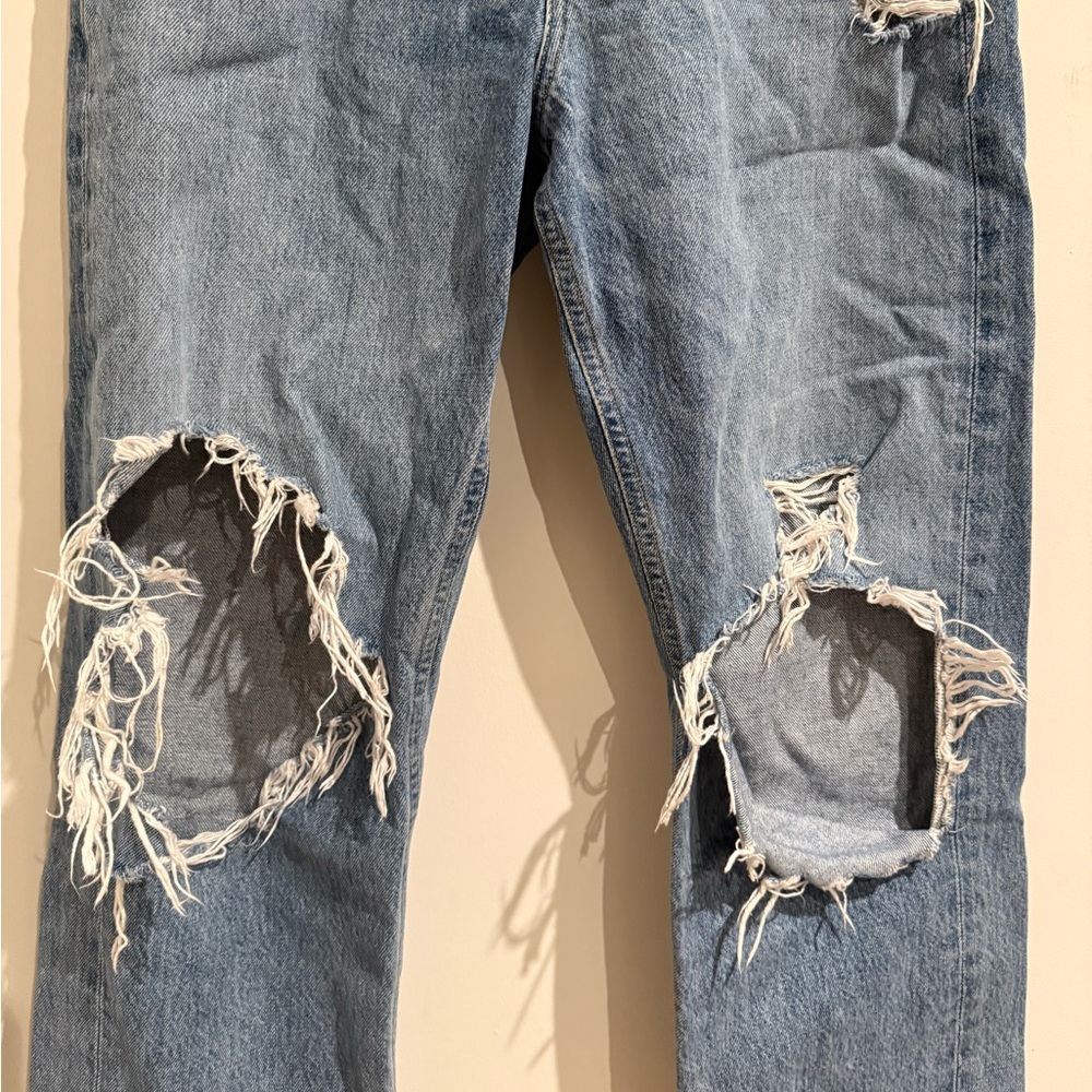 Agolde Ripped straight leg jeans - Picture 2 of 8